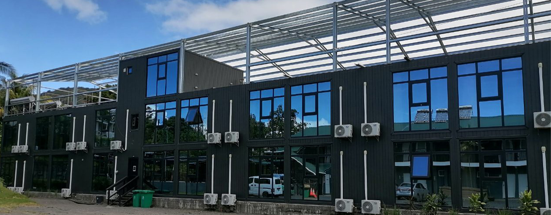 Samoa modular container housing project