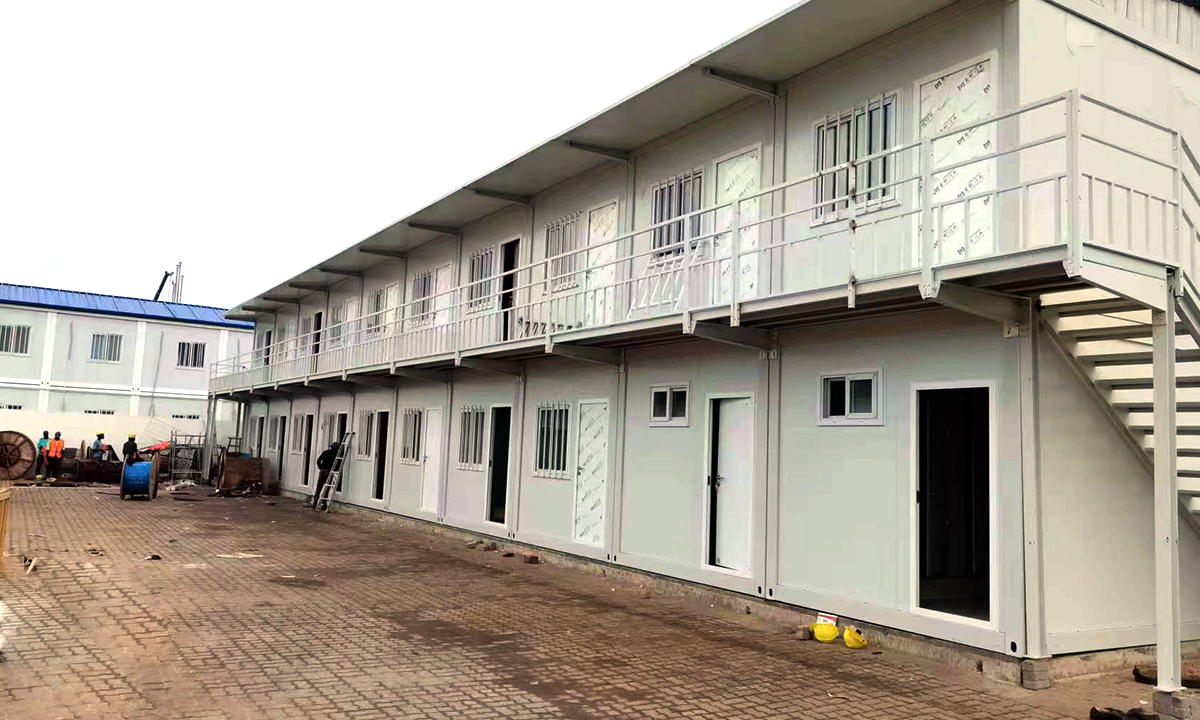 Modular Box House Camp Project in Mozambique