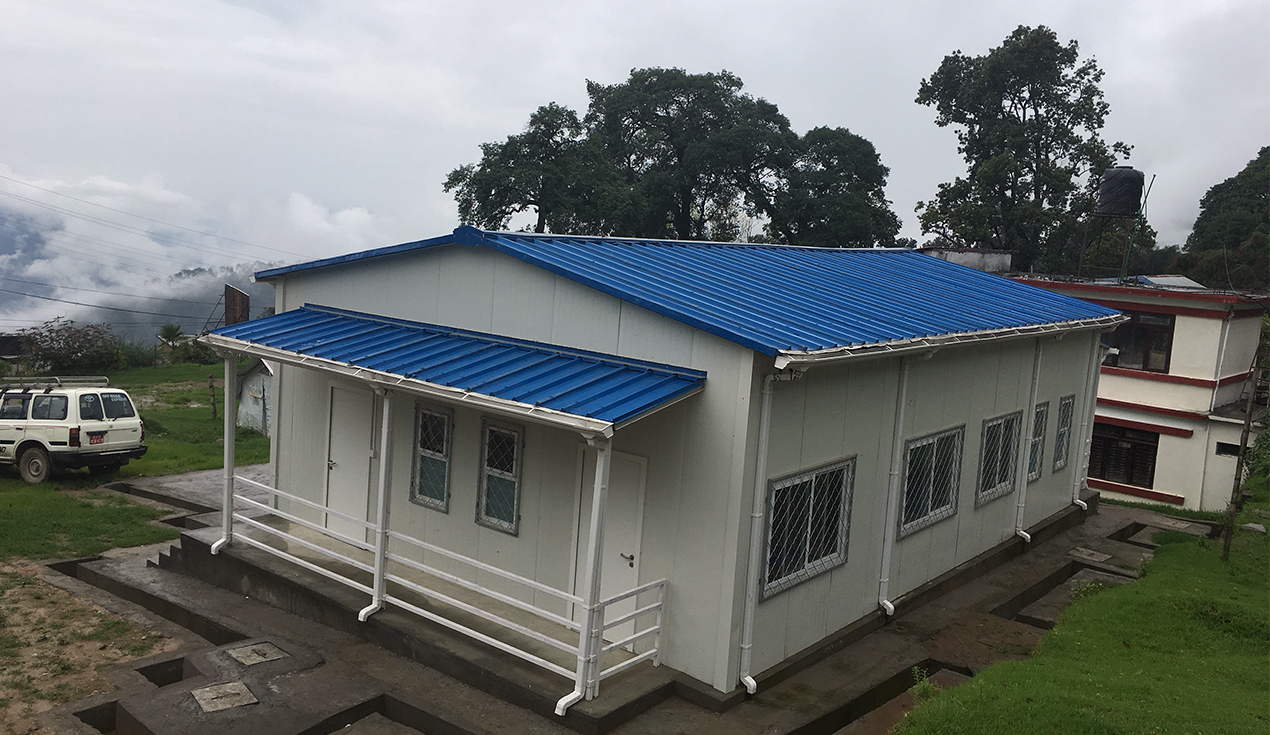 Nepal Healthcare Hospital Project: Temporary Office Solution Case