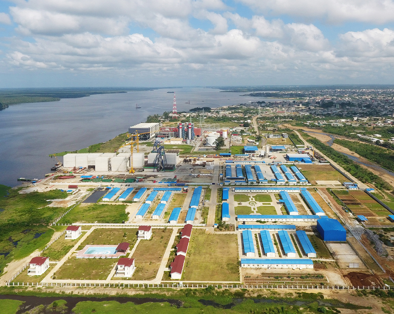 China Harbor Camp Expansion Project at Abidjan Port, Côte d'Ivoire