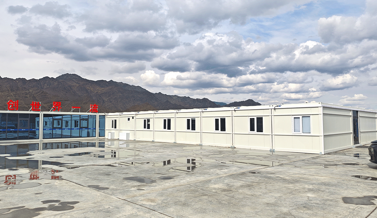 skid-mounted container houses